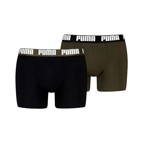 Boxer PUMA Vert Olive/Noir XL Cover