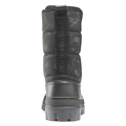 KARL LAGERFELD Men's Tall Camo Polar Fleece Lining & Translucent Sole Boot Combat2