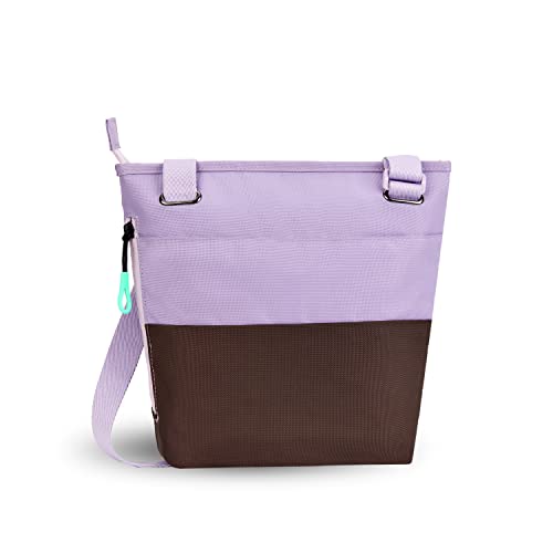 Image of Sherpani Sadie, Nylon Crossbody Bag, Lightweight Shoulder Bag, Cross Body Purse, Crossbody Bags for Women, Travel Bag, RFID Protection WITHOUT Coin Purse (Lavender)