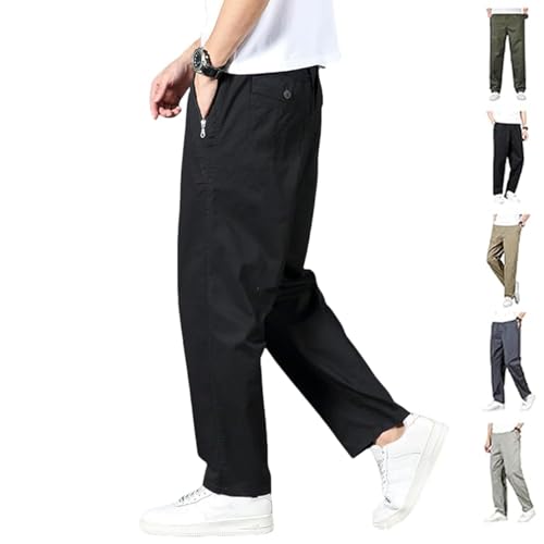Puliam Mens Stretch Pants, Easetactic - Flex Fit Zipper-Pocket Durable Pants, Easetactic Motion Pants for Men