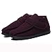 Nwarmsouth Zapatillas Edema Artritis Edema Ancho,Zapatos con valgo y pies hinchados, Zapatos Ajustables en Grasa para ancianos-39_Burgundy,Zapatillas hinchables Ajustables