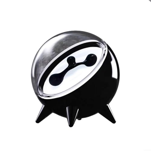 Lampe à rythme ferrofluide visualiseur sonore de bureau noir 9.8cm