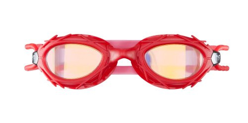 TYR INC Nest Pro Metallized Swim Goggles, Gold/Red