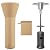 COSTWAY Patio Heater Cover, Waterproof Outdoor Heater Cover with Zipper and Storage Bag, Sun Snow Resistant Dustproof Cover for Tabletop Propane Heater Outdoor, 87"H x 34"D x 19"B, Beige