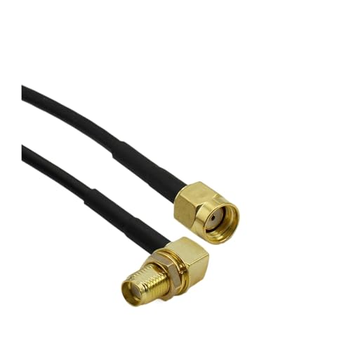 RP-SMA - SMA RG174 ケーブル オス メス アンテナ延長ジャンパー ピグテールアダプター WIFI 3G 4G GSM用(Type 6,100cm)