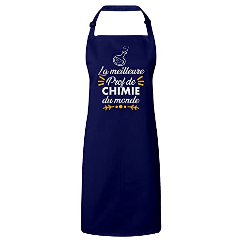 Tablier Cuisine Prof de Chimie Premium Finition Soignée Collection Science