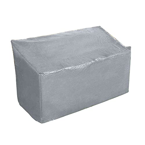 Ram® Grey Heavy Duty 3 Seater Waterproof Outdoor Garden Bench Cover with Corner Eyelets and Securing Ropes – Suitable for Benches up to 160cm (Bench Cover)