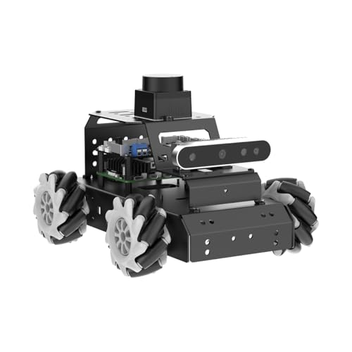 ros2 robot car for raspberry pi 5 programmable ai smart robot kit 3d depth camera lidar slam mapping navigation path planning autonomous driving 360 movement chassis mentorpi m1 without rpi