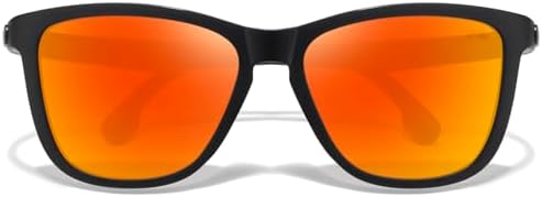 Kimorn Polarized Sports Sunglasses For Men & Women - UV400 Protection, Flexible Bendable Temples