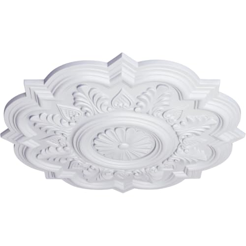 Ekena Millwork CM20DR 20 1/4" OD X 5" ID X 1 1/2" P Deria Ceiling Medallion by Ekena Millwork - Image 2