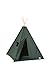 Produktbild cozydots - Tipi Zelt für Kinder, Kinderzelt - Wasserdicht Set Indianerzelt für Kinder Outdoor und Indoor (Grün)