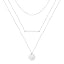 01 White Gold-Plated Bar Necklace