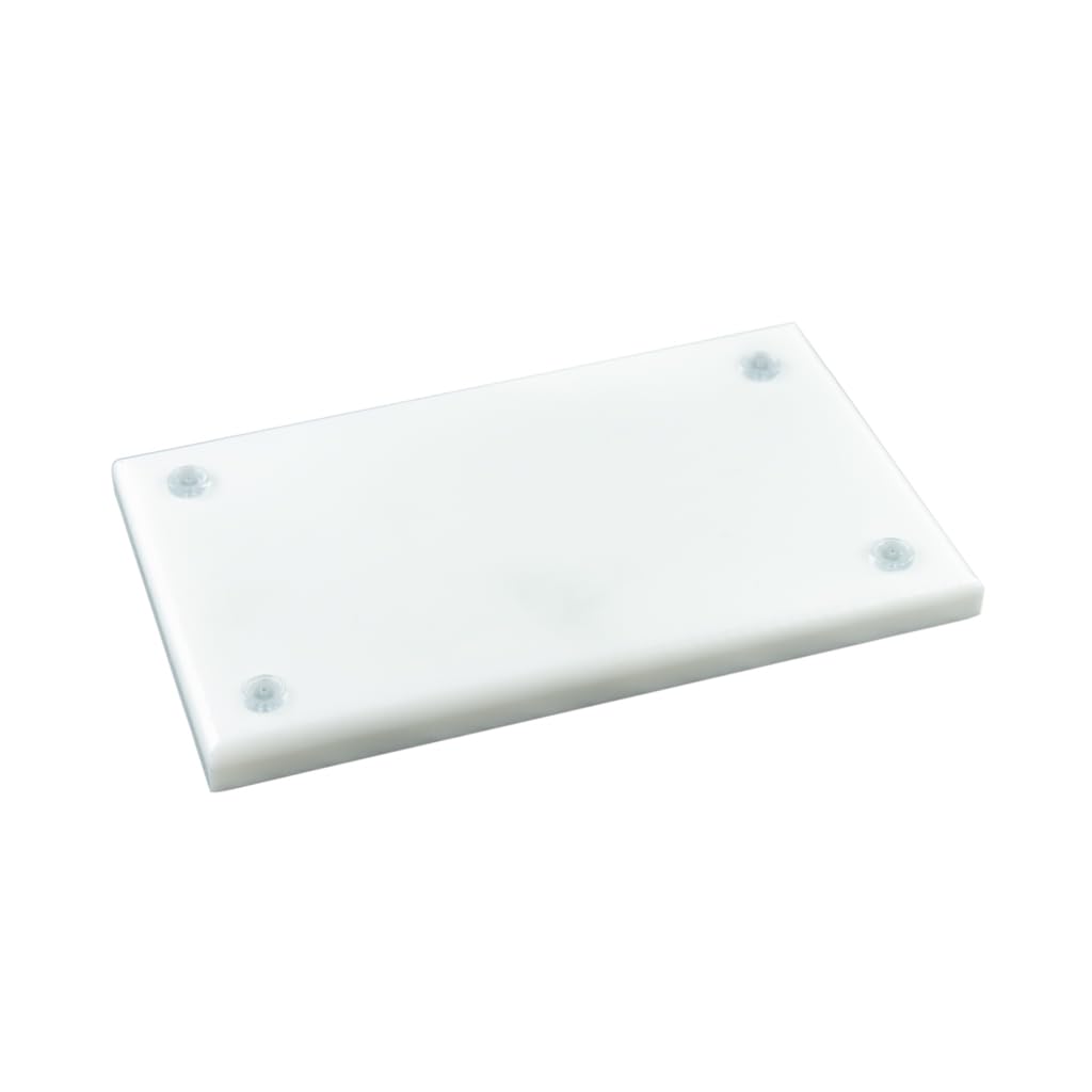 TOPATUPA Tabla Corte Polietileno 60x40x2cm Antideslizante (Blanco)