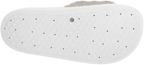 Madden Girl Women's Ettie Slide Sandal, White/Clear, 11 | Image 3