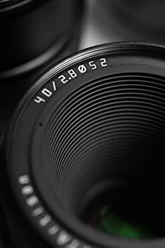 Image of TTArtisan 40mm Macro F2.8 Metal Bodied Lens Compatible with Sony E Mount - Black