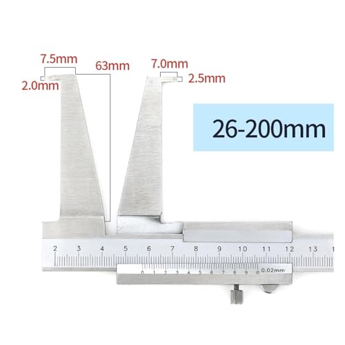 Calibrador Vernier 26-200 mm miniatura 2