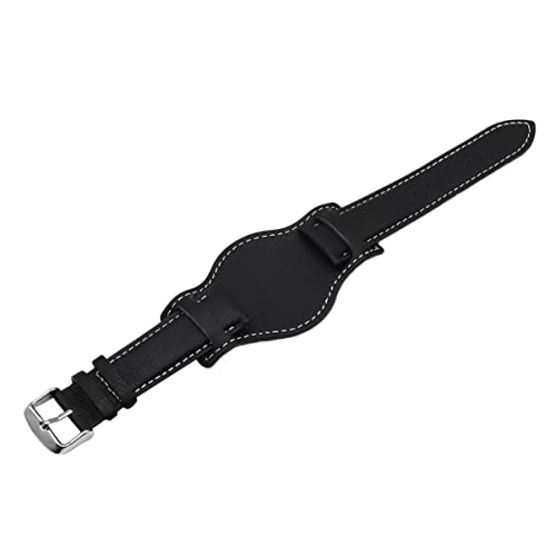Bracelet de montre cuir noir 18mm portable pour usage quotidien