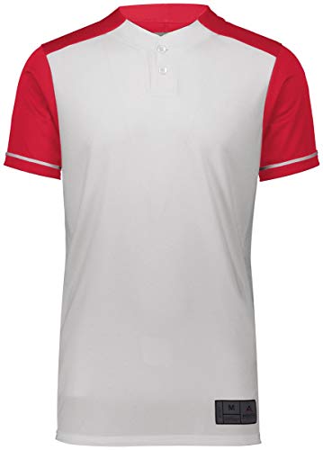 Augusta Sportswear Boys Closer Jersey S White/Scarlet
