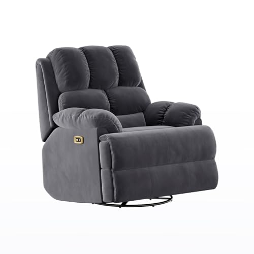 Image of Wakefit Recliner | 3 Year Warranty | Recliner Sofa 1 Seater, XpertGRID Technology, Designed for Supreme Comfort & Relaxation, Easy DIY Assembly, 145 kg Weight Capacity, Electic Virelia (Space Grey)