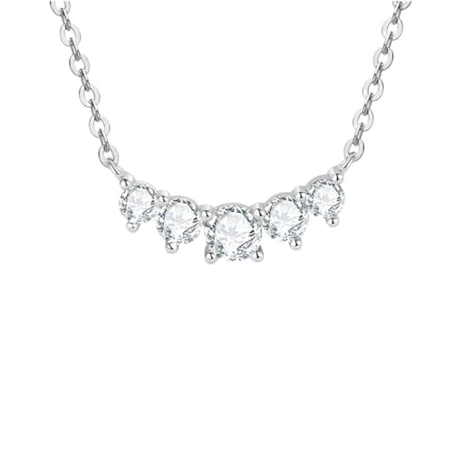 Collier Moissanite éclat durable 0,58 carat fini les bijoux ternes pour vos soirées de fête