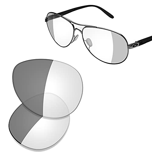 Image of SAUCER Premium Replacement Lenses & Nosepads for Oakley Feedback OO4079 | UV400 Protection, Anti-Scratch, Precise Fit