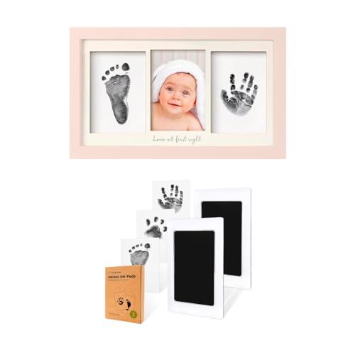 Image of KeaBabies Inkless Baby Hand And Footprint Kit and 2-Pack Inkless Hand and Footprint Kit - Ink Pad for Baby Hand and Footprints, Dog Paw Print Kit, Dog Nose Print Kit
