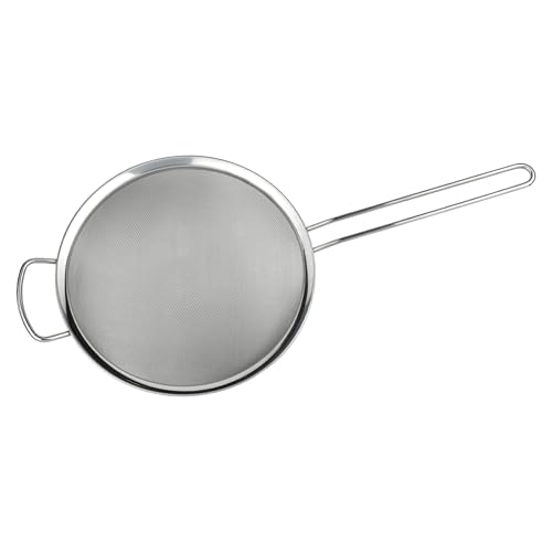 Grunwerg ST-3009 feinmaschig, mit poliertem Rand und Griff, Silber, 9-Inch, 22.5cm Durchmesser – Ansicht 2