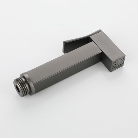 Doccino Per Bidet Per Wc Doccetta Per Bidet Universale Doccetta Bidet Per Wc Maniglia Singola Tubo In Gomma Grigio Pistola 15 Cm