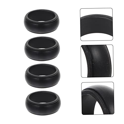 Anillos de silicona transpirables para dedos 8pcs miniatura 4
