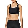 Under-Armour-Womens-Crossback-Mid-Heather-Bra Under Armour Women's Crossback Mid Impact Sports Bra , Black (001)/Jet Gray , Medium