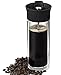 Produktbild AdHoc TT25 French Press Becher THERMO-GLASS, 300 ml (ohne Kaffee), Glas/Edelstahl/Kunststoff/Silikon