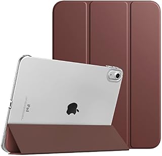 TiMOVO Case for iPad 10th Generation Case 2022, Slim Stand Cover for iPad 10th Gen 10.9 inch, Support Touch ID, Auto Wake/Sleep Smart Shell with Translucent Back, Fit iPad 10 Case, Rose Gold