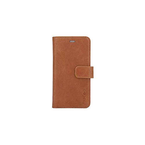 RADICOVER - Radiationprotection Portefeuille en Cuir pour iPhone 6/7/8 – Marron