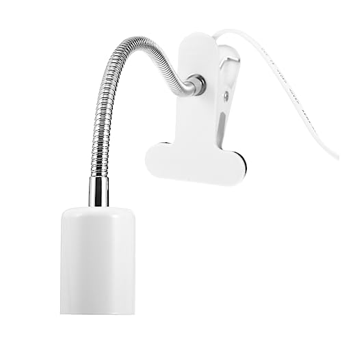 Uonlytech 1pc Led Clamp Night Lamp Adjustable Bedside Clamp Light Warm Glow Artistic Design for Reading Touch Stable for Bedroom Office
