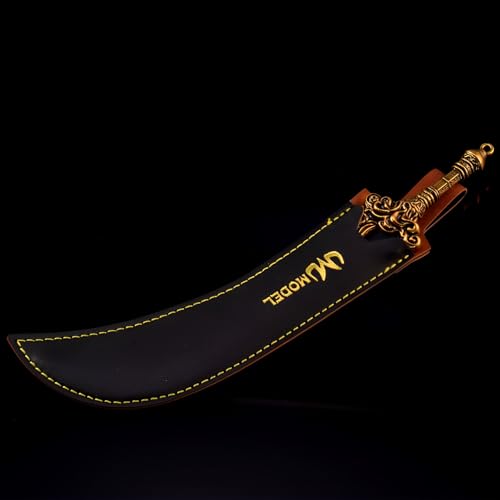 Arazi 1PCSPLASTICBOX-66071472 Starscourge Greatsword Model,8.7In/22Cm,All Metal, Leather Scabbard thumb #3
