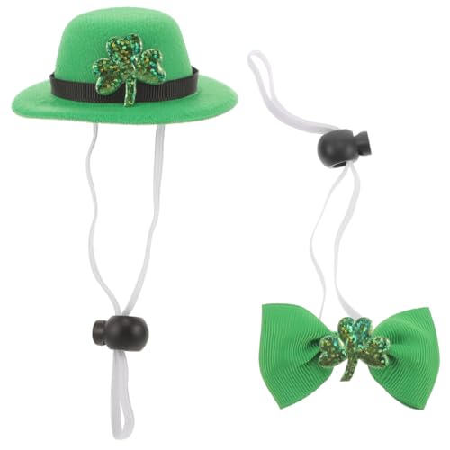 Disfraz de San Patricio para perro tamaño pequeño verde miniatura 1