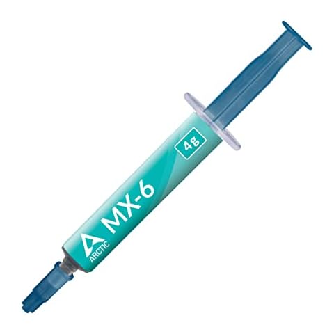 Arctic MX-6 (4 g) - Ultimate Performance Thermal Paste for CPU, consoles, graphics cards, laptops, very high thermal conductivity, long durability, non-conductive, non-capacitive, ACTCP00080A Cover