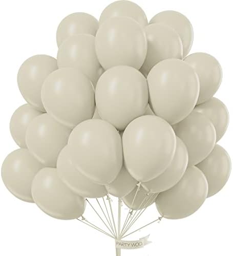 PartyWoo Metallic Balloons, 50 pcs 12 Inch Gold Metallic Balloons Silver Metallic Balloons Blue Metallic Balloons Shiny Balloons for Party Birthday Decorations, Wedding Decorations