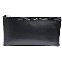 BankSupplies Reusable Money Bag 7W x 3.5H Vinyl with Zipper