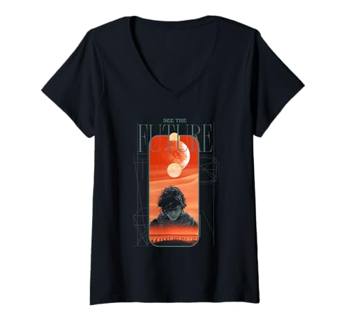 Mujer Dune: Part Two See The Future Landscape Atreides Movie Camiseta Cuello V