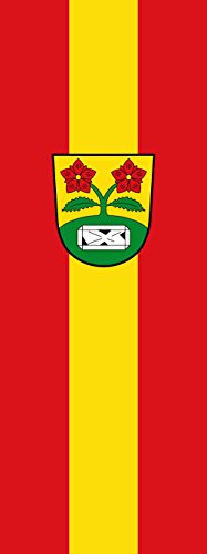 Drapeau Hohenau vertical de 6m² pour mât | Pavillon format portrait 400x150cm - 2