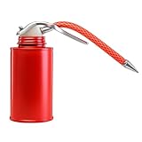 QUIX Deluxe Oil Can | Steel Construction | 200 cc (0.2 L) Capacity | Measured Dispense | Bendable