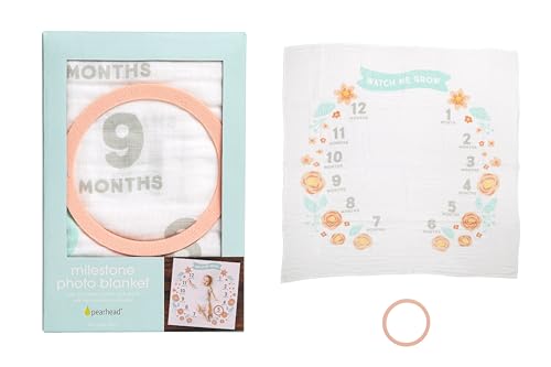 Mousseline florale Pearhead pour des siestes douces en poussette