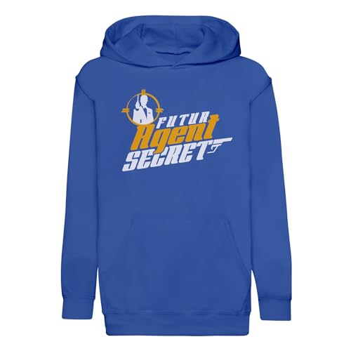 Sweat à capuche enfant futur agent secret pour l'école et le jeu