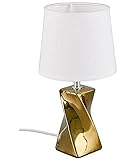 Die Leuchte hat eine Höhe von 28, 5cm. Der Schirm hat einen Durchmesser von 15cm