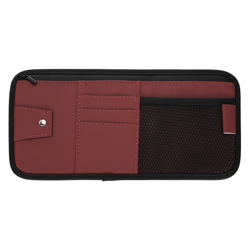 Pochette pare-soleil voiture contre le désordre des cartes et lunettes