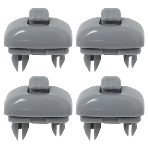 NewYall 4PCS Grey Sun Visor Clip Replacement Retainer Gray for Audi A3 A4 RS5 A5 S5 Q5 S3 RS4 S4 SQ5 TT 2005-2015 8E0857561
