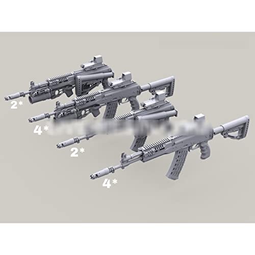 Kit de figura modelo en resina 1/35 con 12 armas sin pintar miniatura 1