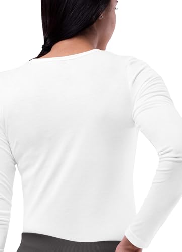 Image of Sivvan Scrubs for Women - Long Sleeve Comfort Underscrub Tee 3-Pack