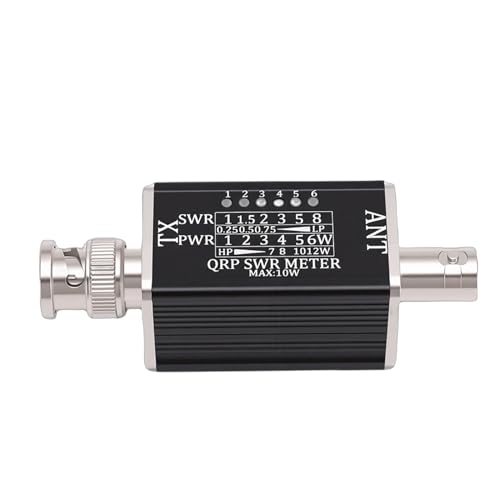 Medidor SWR Jeffergarden de 1-30MHz con 6 indicadores LED e interfaz BNC